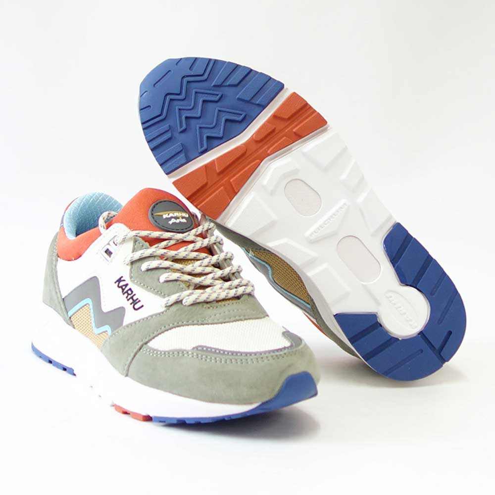【SALE 20%OFF】 カルフ KARHU 803095 ARIA 95(アリア) カラー:Abbey Stone / Silver (ユニセックス) レザースニーカー レディース ウォーキング 「靴」