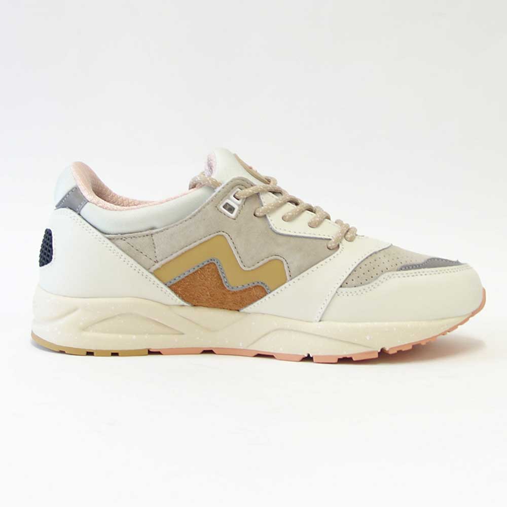 カルフ KARHU 803103 ARIA 95(アリア) カラー:Lily White / Curry (ユニセックス) レザースニーカー レディース ウォーキング 「靴」