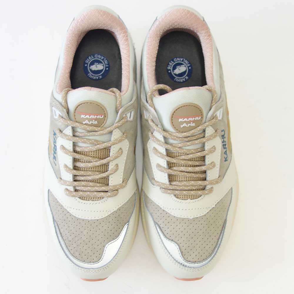 カルフ KARHU 803103 ARIA 95(アリア) カラー:Lily White / Curry (ユニセックス) レザースニーカー レディース ウォーキング 「靴」