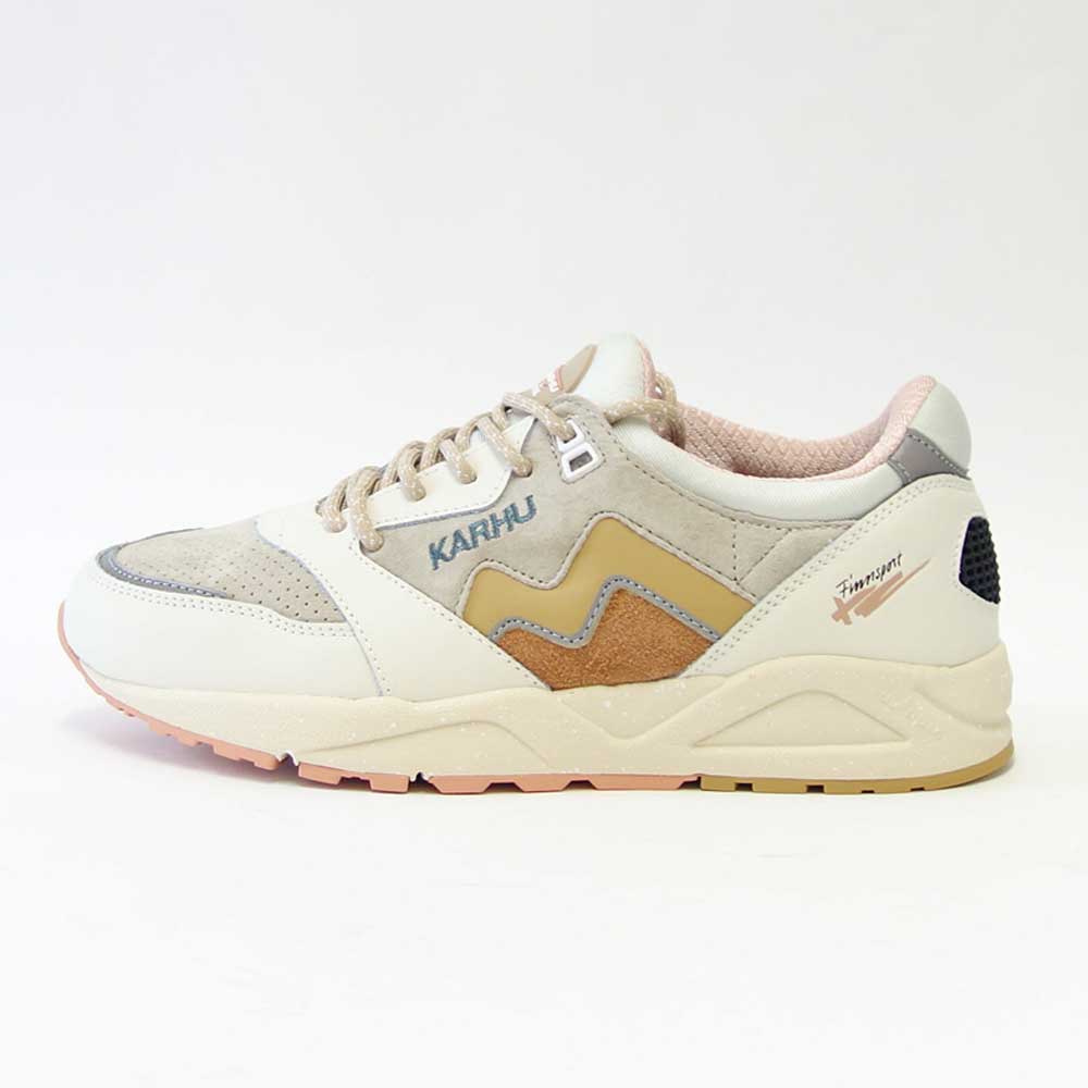 カルフ KARHU 803103 ARIA 95(アリア) カラー:Lily White / Curry (ユニセックス) レザースニーカー レディース ウォーキング 「靴」