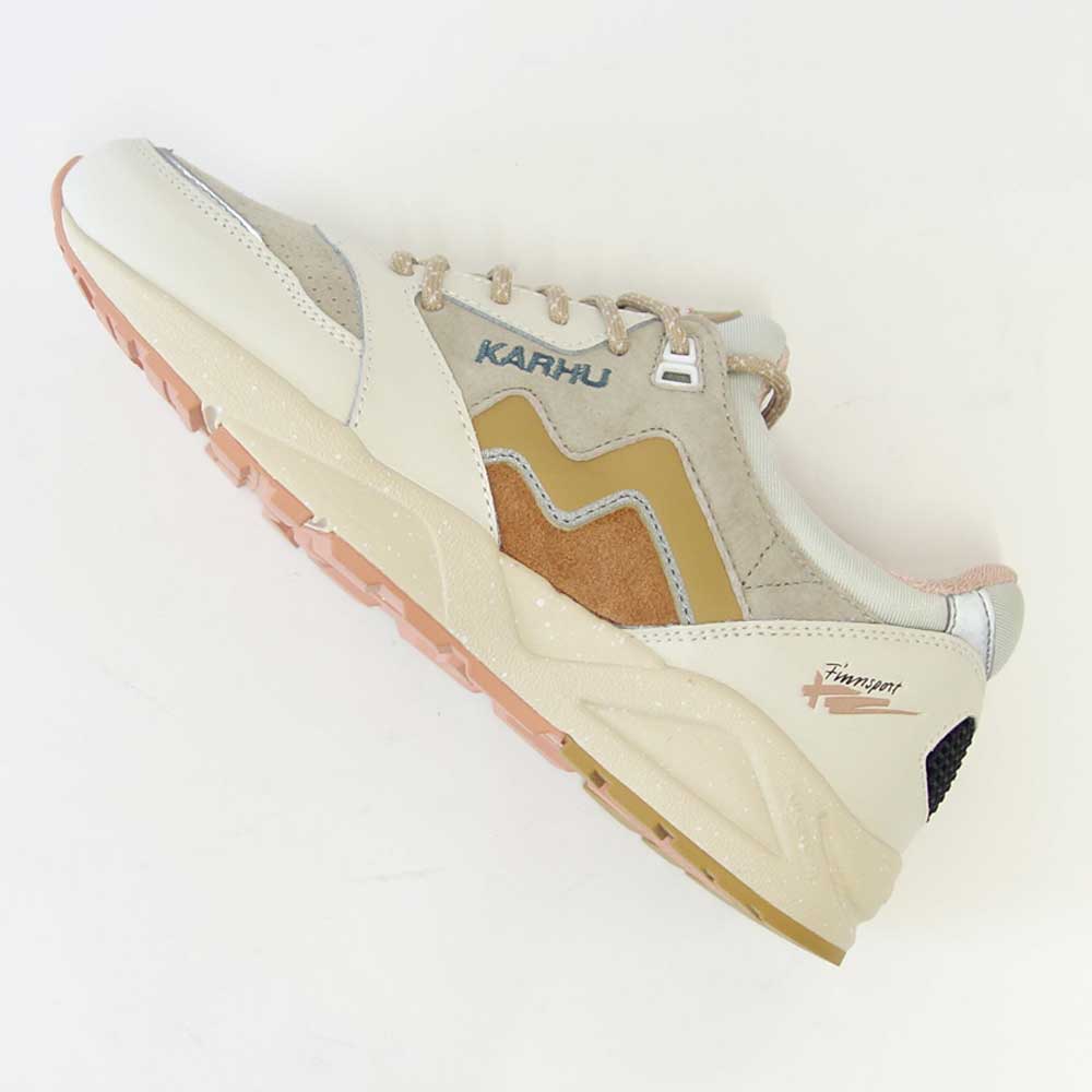 カルフ KARHU 803103 ARIA 95(アリア) カラー:Lily White / Curry (ユニセックス) レザースニーカー レディース ウォーキング 「靴」