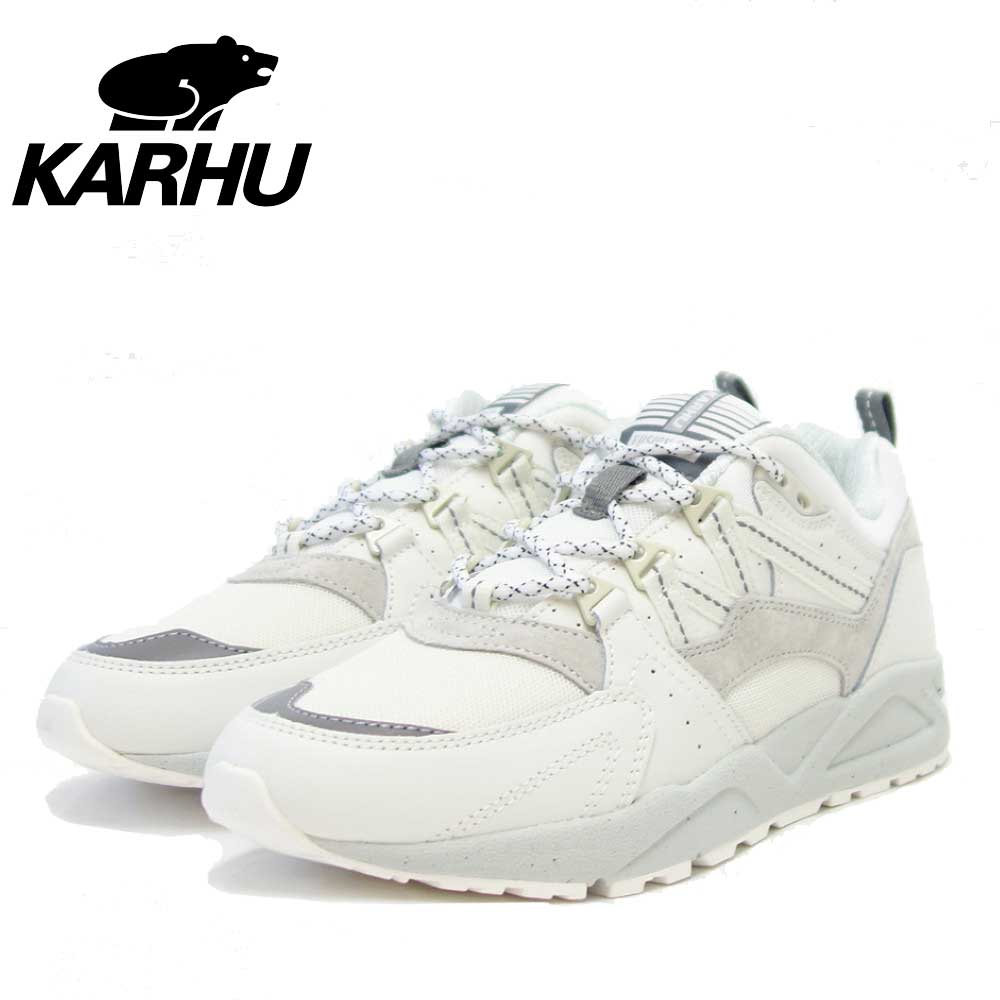 カルフ KARHU KH 804098 FUSION 2.0(フュージョン) カラー:ブライトホワイト/FOGGY DEW (ユニセックス) レザースニーカー 「靴」