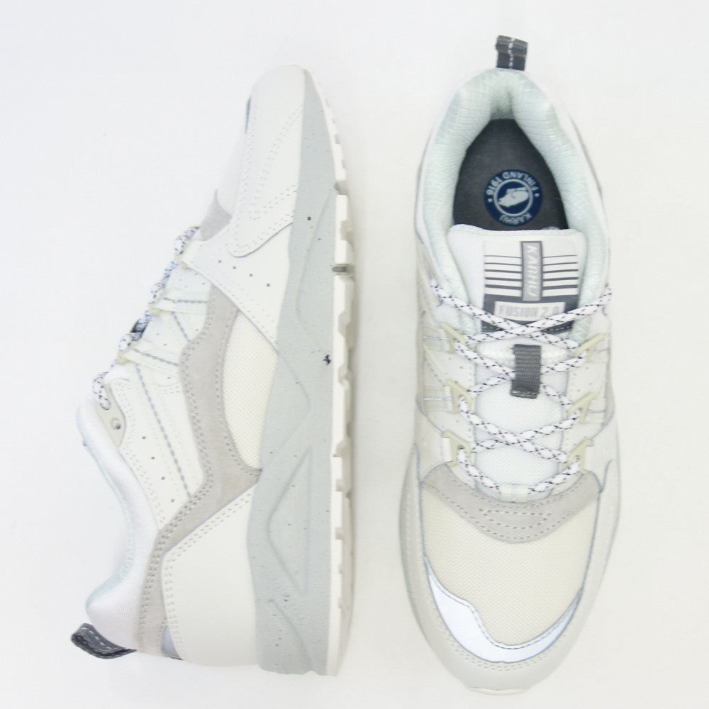 カルフ KARHU KH 804098 FUSION 2.0(フュージョン) カラー:ブライトホワイト/FOGGY DEW (ユニセックス) レザースニーカー 「靴」