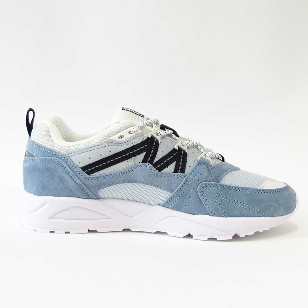 【SALE 20%OFF】 カルフ KARHU 804148 FUSION 2.0(フュージョン) カラー:Ashley Blue / Jet Black (ユニセックス) レザースニーカー レディース ウォーキング 「靴」