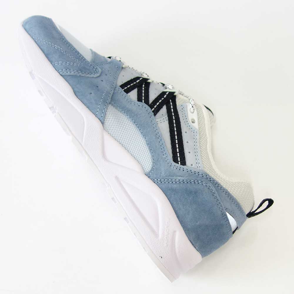 【SALE 20%OFF】 カルフ KARHU 804148 FUSION 2.0(フュージョン) カラー:Ashley Blue / Jet Black (ユニセックス) レザースニーカー レディース ウォーキング 「靴」