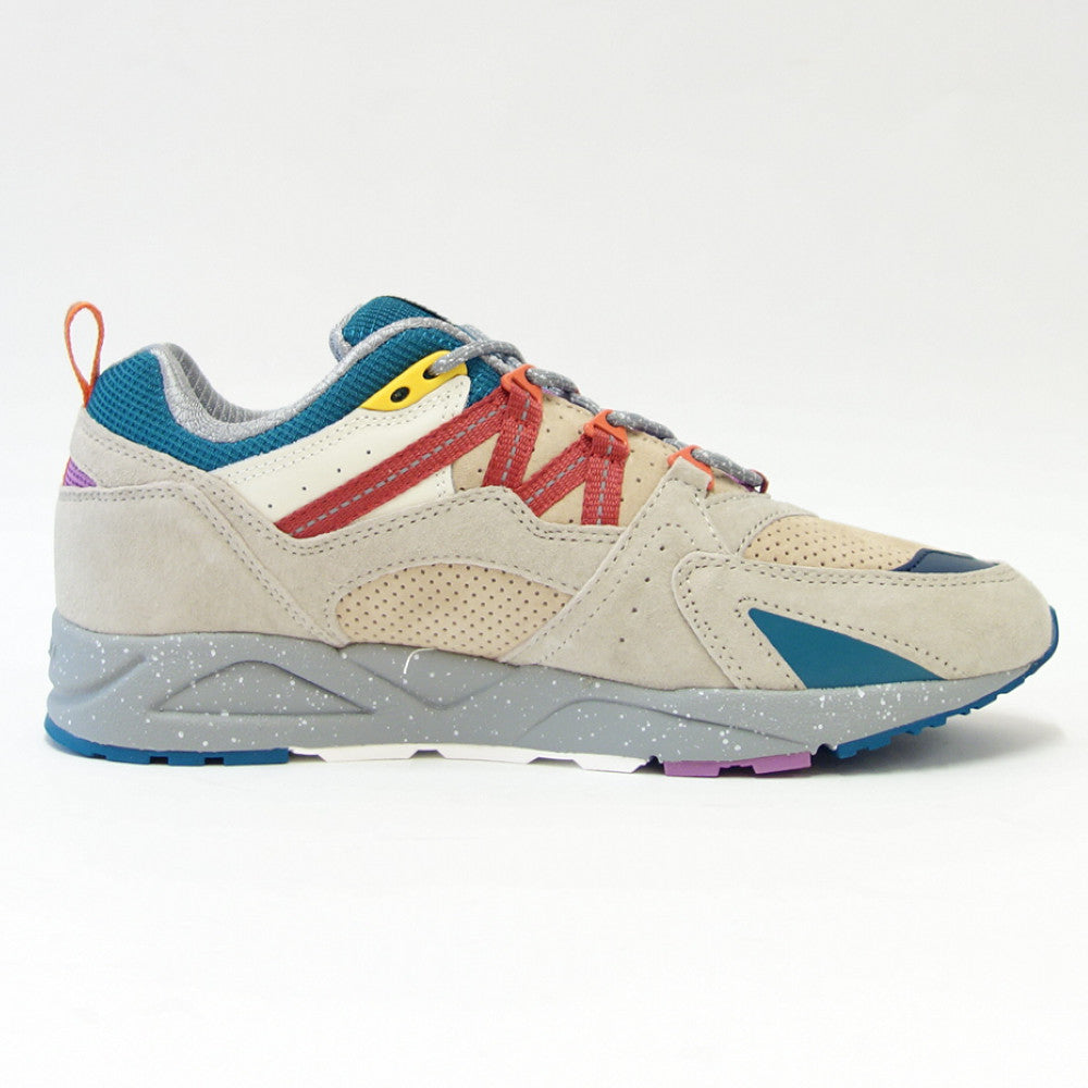 カルフ KARHU 804158 FUSION 2.0(フュージョン) カラー:SILVER LINING / MINERAL RED (ユニセックス) レザースニーカー レディース ウォーキング 「靴」