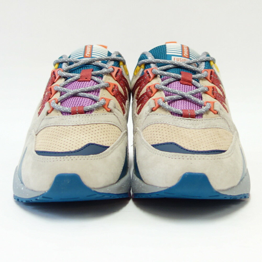 カルフ KARHU 804158 FUSION 2.0(フュージョン) カラー:SILVER LINING / MINERAL RED (ユニセックス) レザースニーカー レディース ウォーキング 「靴」