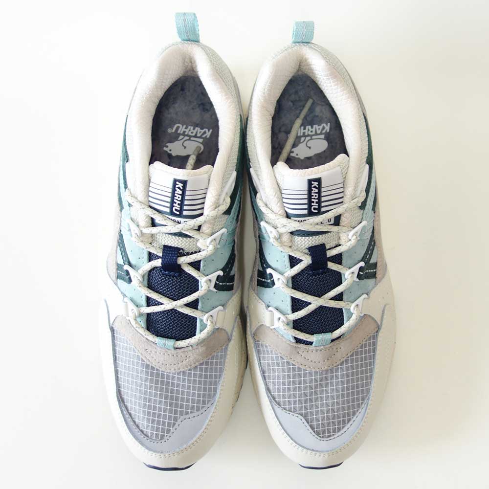カルフKARHU804167FUSION2.0(フュージョン)カラー:リリーホワイト/SURFSPRAY(ユニセックス)レザースニーカーレディースウォーキング「靴」