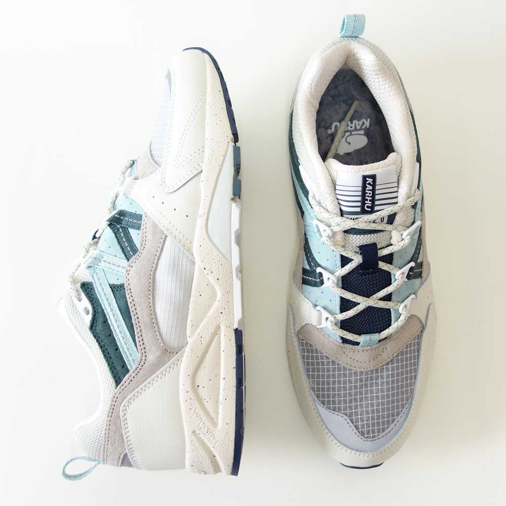 カルフKARHU804167FUSION2.0(フュージョン)カラー:リリーホワイト/SURFSPRAY(ユニセックス)レザースニーカーレディースウォーキング「靴」