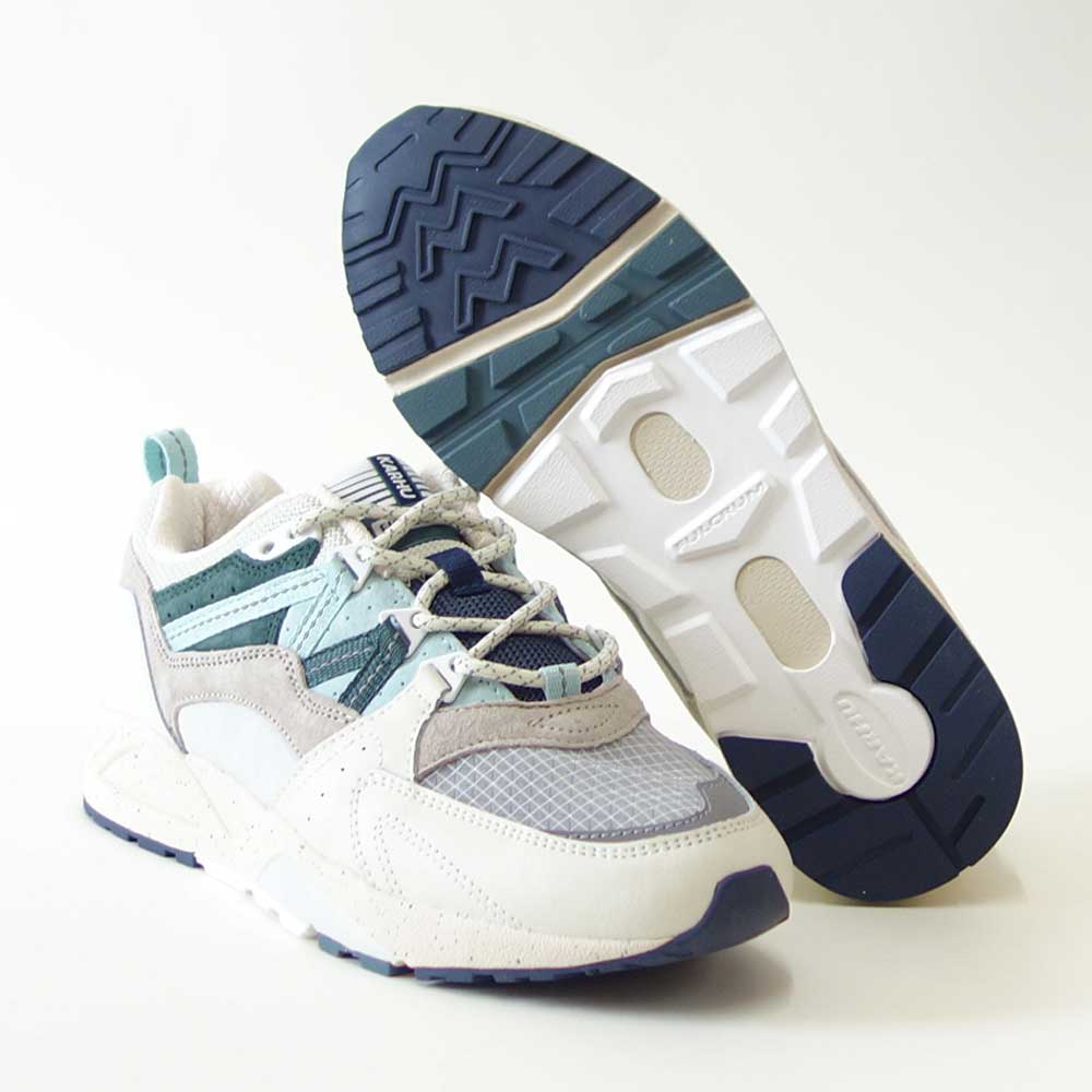 カルフKARHU804167FUSION2.0(フュージョン)カラー:リリーホワイト/SURFSPRAY(ユニセックス)レザースニーカーレディースウォーキング「靴」