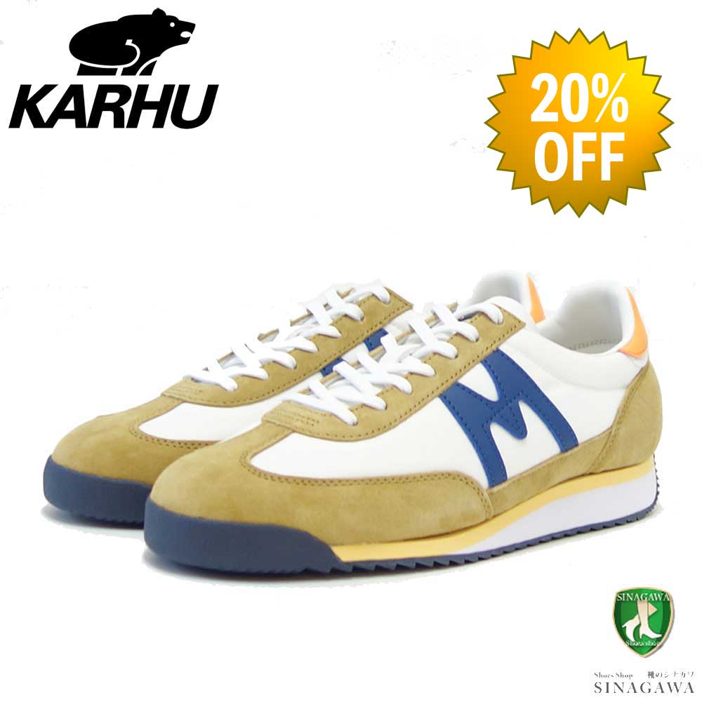 【SALE 20%OFF】 カルフ KARHU メスタリ (MESTARI) KH 805056 (ユニセックス)CURRY / TRUE NAVY 軽量スニーカー「靴」