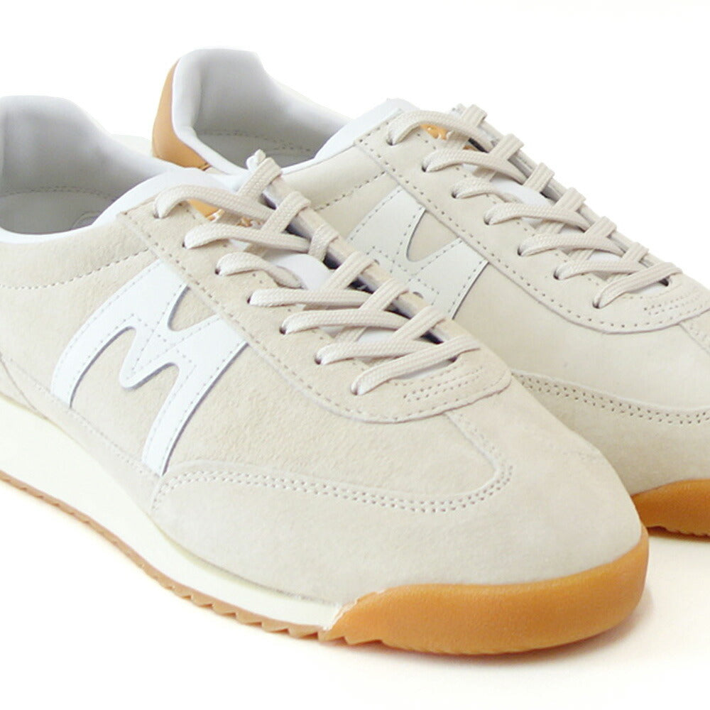 カルフKARHUメスタリ(MESTARI)805086(ユニセックス)Turtledove/BrightWhiteスエードレザー軽量スニーカー「靴」
