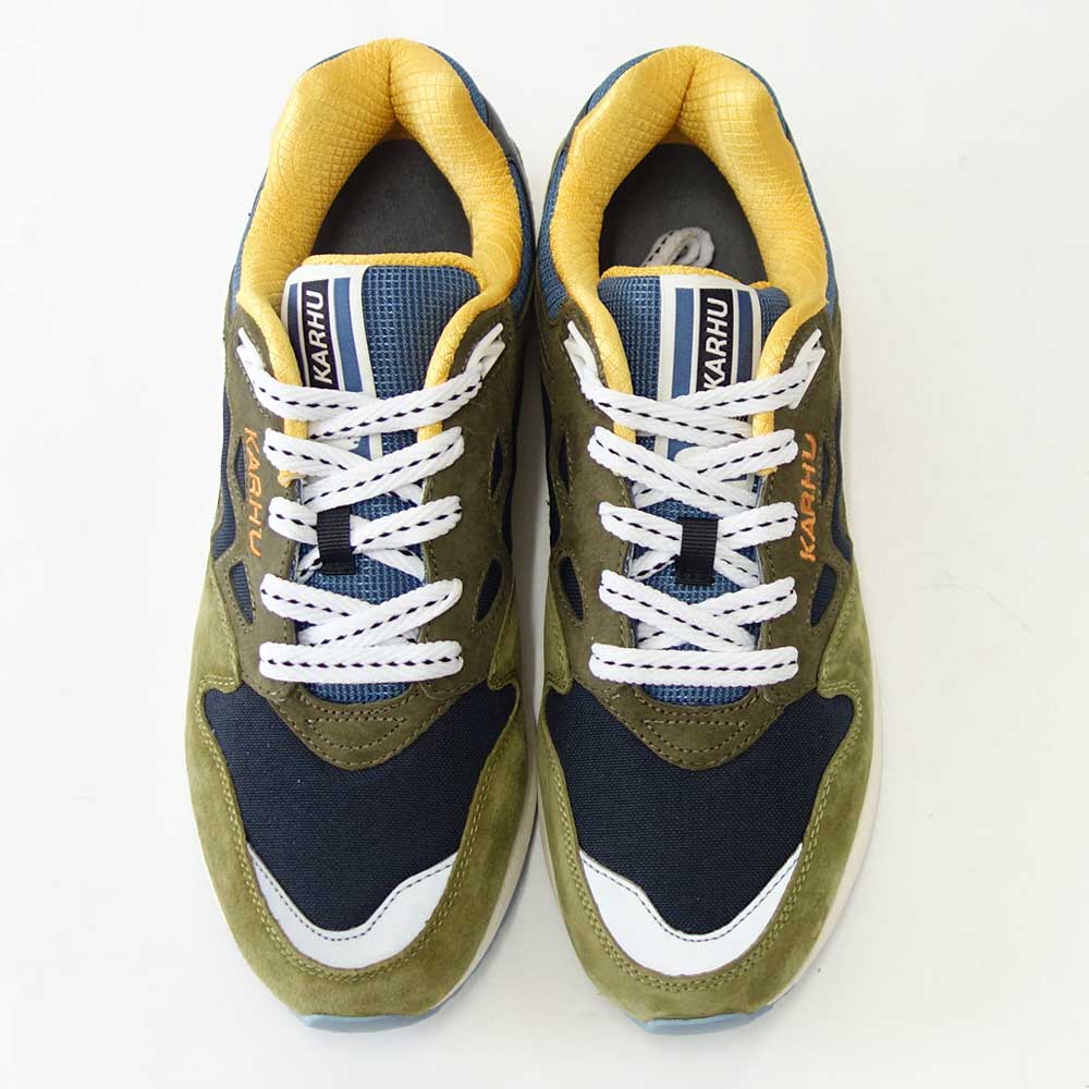 【SALE 30%OFF】 カルフ KARHU KH 806040 LEGACY 96(レガシー) カラー:グリーンモス / インディアインク (ユニセックス) レザースニーカー エアークッション ウォーキング 「靴」
