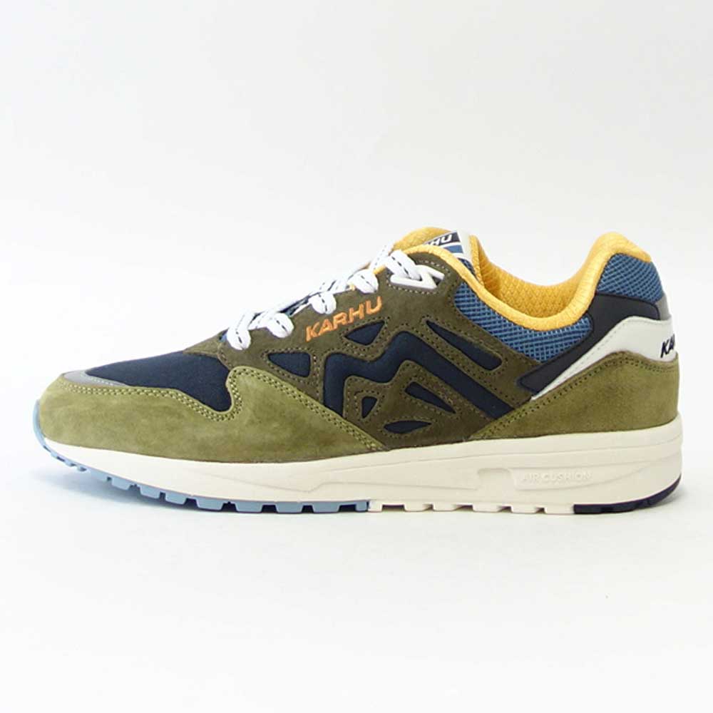 【SALE 30%OFF】 カルフ KARHU KH 806040 LEGACY 96(レガシー) カラー:グリーンモス / インディアインク (ユニセックス) レザースニーカー エアークッション ウォーキング 「靴」