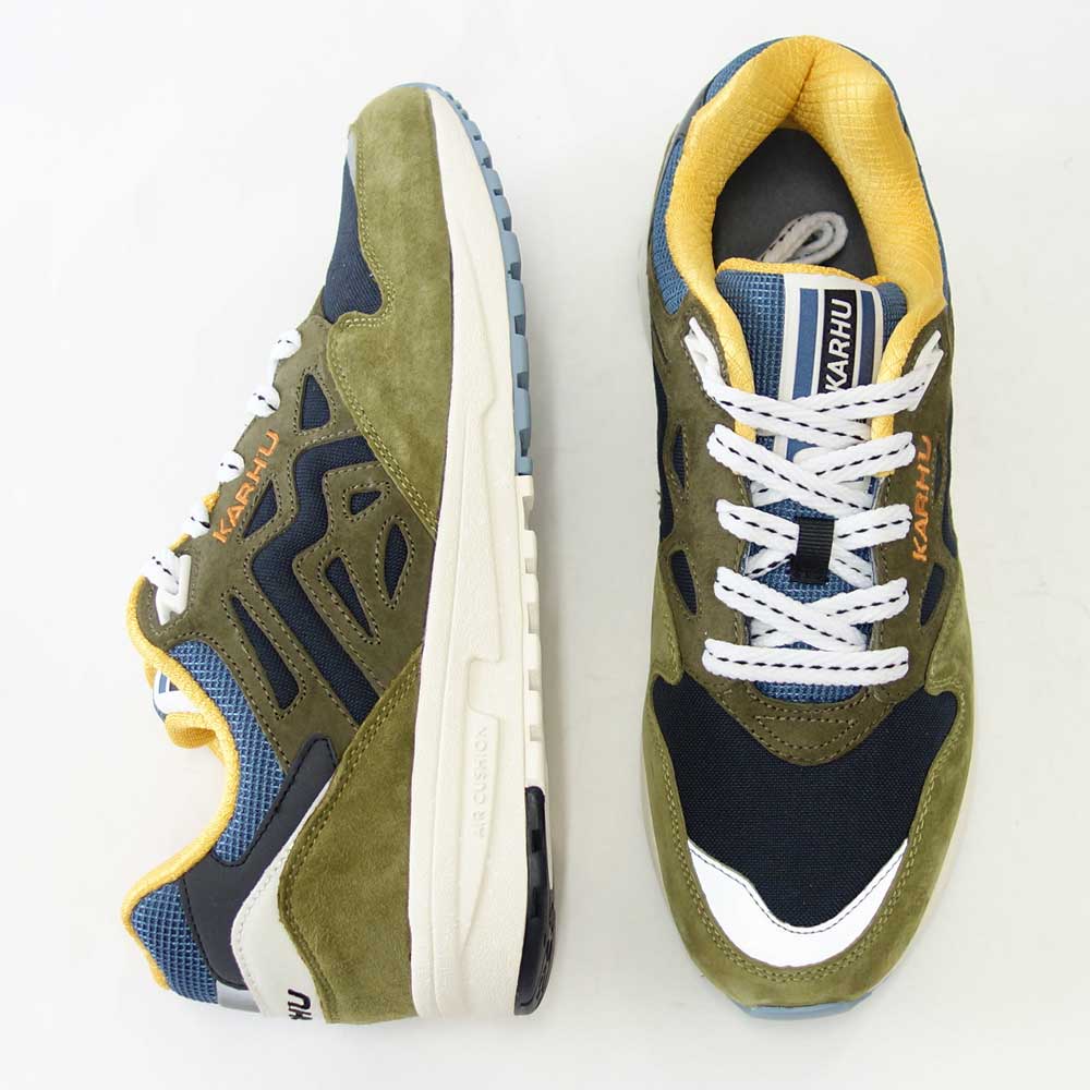 【SALE 30%OFF】 カルフ KARHU KH 806040 LEGACY 96(レガシー) カラー:グリーンモス / インディアインク (ユニセックス) レザースニーカー エアークッション ウォーキング 「靴」