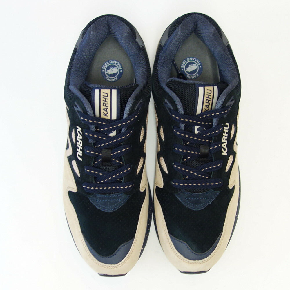 カルフ KARHU KH 806055 LEGACY 96(レガシー) カラー:アイリッシュ クリーム / ジェットブラック (ユニセックス) レザースニーカー エアークッション ウォーキング 「靴」