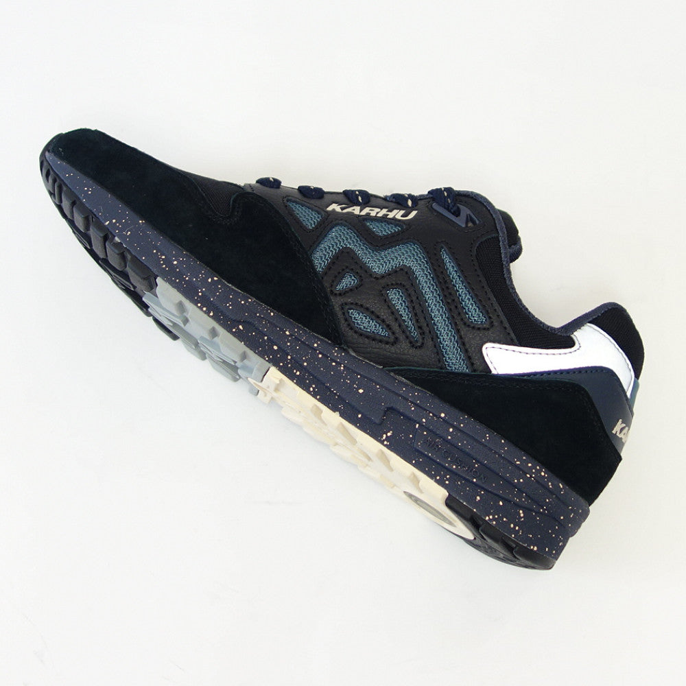 カルフ KARHU KH 806056 LEGACY 96(レガシー) カラー:ジェットブラック / STORMY WEATHER (ユニセックス) レザースニーカー エアークッション ウォーキング 「靴」
