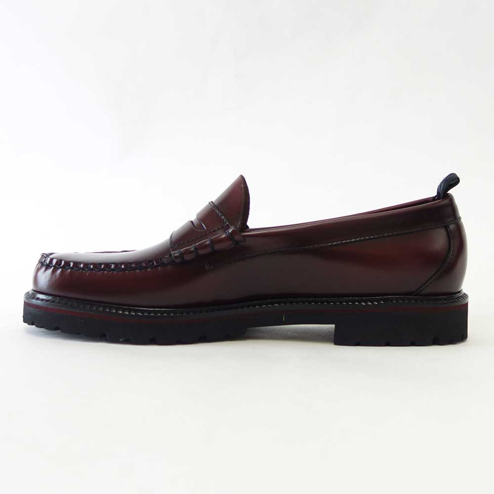 フレッドペリー FRED PERRY S 8070 158 G.H.Bass Penny Loafer カラー:OXBLOOD 天然皮革のローファー「靴」