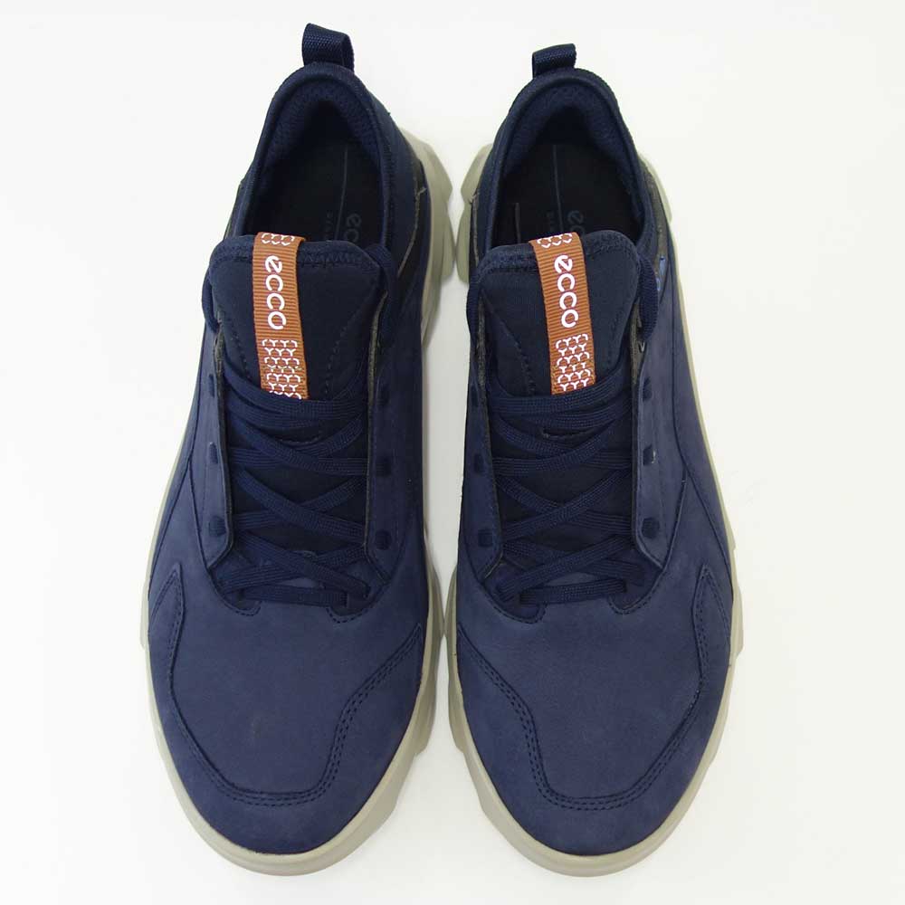 エコー ECCO MX M NAVY(ネイビー) 820184 02303(メンズ)天然皮革 ウォーキング シューズ コンフォート レザースニーカー ハイキング 旅行 「靴」