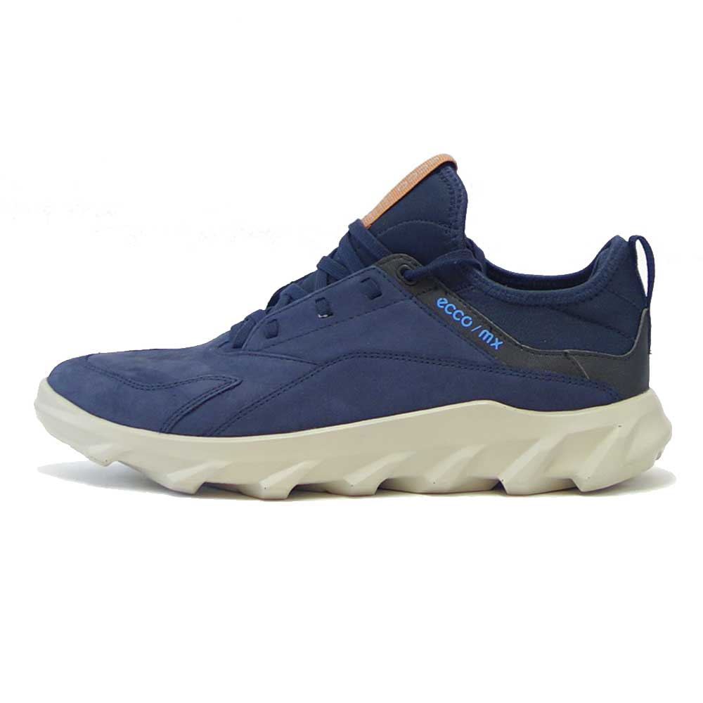 エコー ECCO MX M NAVY(ネイビー) 820184 02303(メンズ)天然皮革 ウォーキング シューズ コンフォート レザースニーカー ハイキング 旅行 「靴」