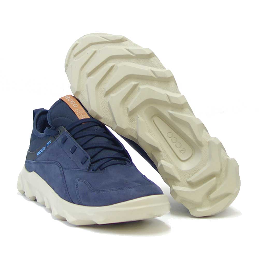 エコー ECCO MX M NAVY(ネイビー) 820184 02303(メンズ)天然皮革 ウォーキング シューズ コンフォート レザースニーカー ハイキング 旅行 「靴」