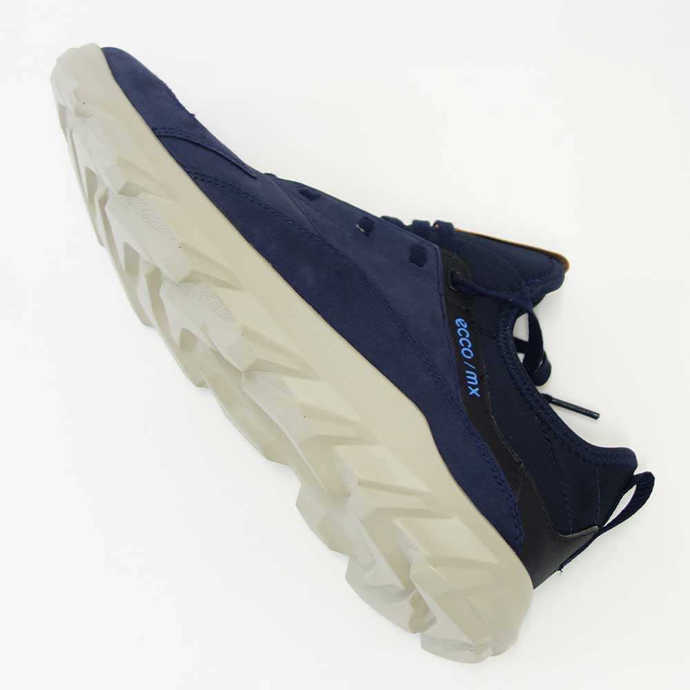 エコー ECCO MX M NAVY(ネイビー) 820184 02303(メンズ)天然皮革 ウォーキング シューズ コンフォート レザースニーカー ハイキング 旅行 「靴」