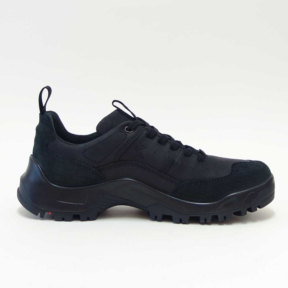 エコーECCOOFFROADMEN'SSHOEブラック82235451052(メンズ)防水天然皮革ウォーキングシューズコンフォートレザースニーカーハイキング旅行「靴」