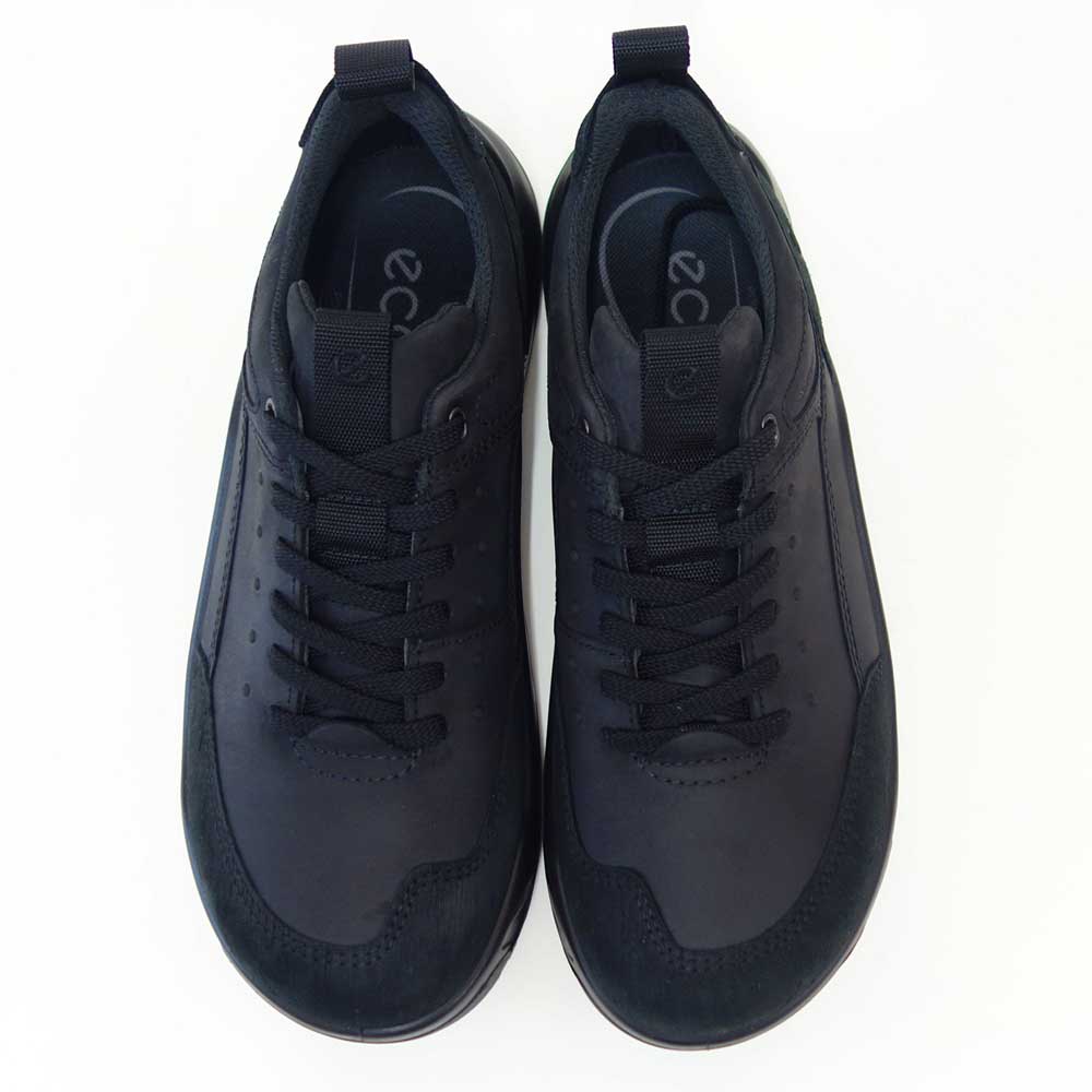 エコーECCOOFFROADMEN'SSHOEブラック82235451052(メンズ)防水天然皮革ウォーキングシューズコンフォートレザースニーカーハイキング旅行「靴」