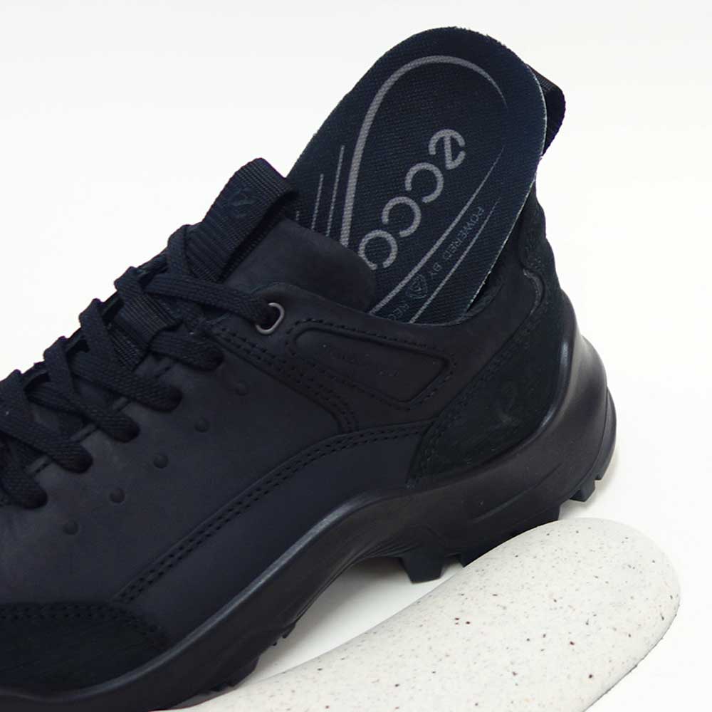 エコーECCOOFFROADMEN'SSHOEブラック82235451052(メンズ)防水天然皮革ウォーキングシューズコンフォートレザースニーカーハイキング旅行「靴」