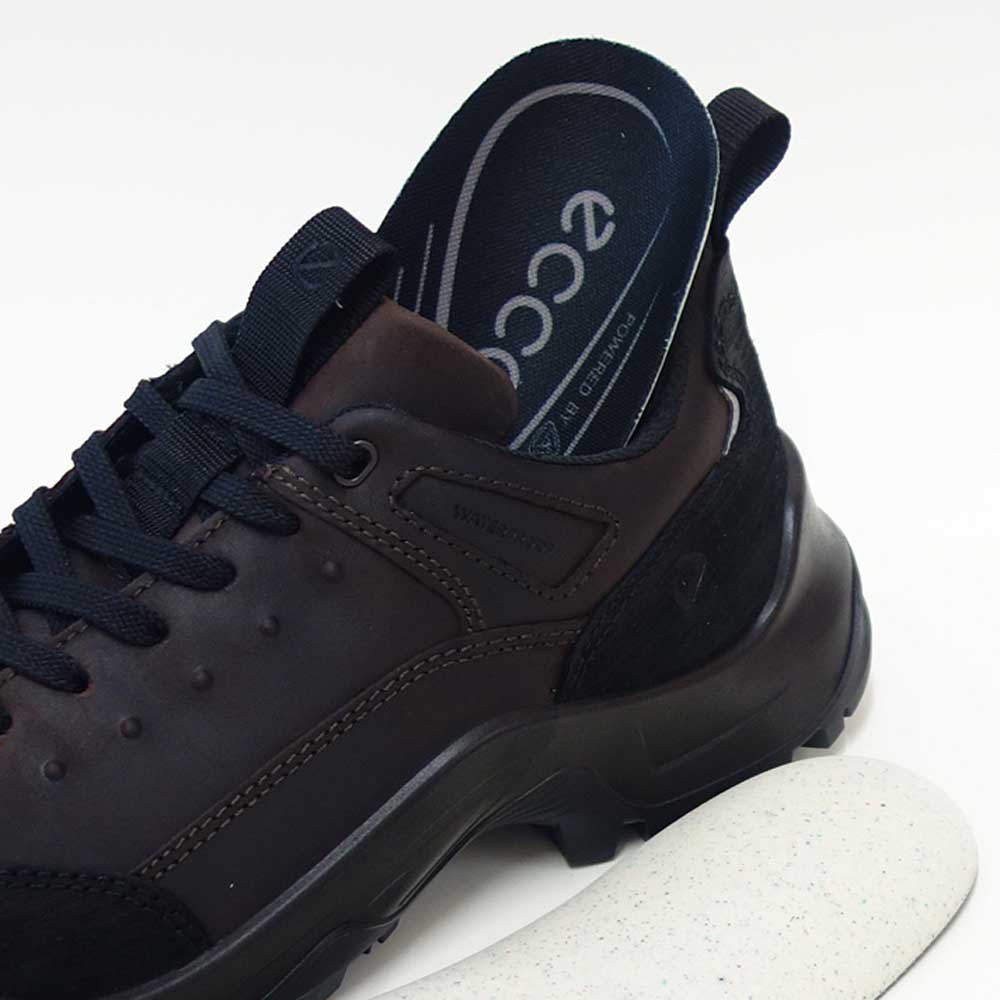 エコーECCOOFFROADMEN'SSHOEブラウン82235459325(メンズ)防水天然皮革ウォーキングシューズコンフォートレザースニーカーハイキング旅行「靴」
