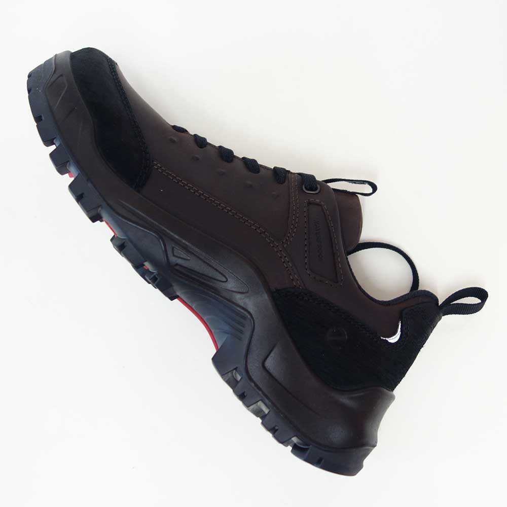 エコーECCOOFFROADMEN'SSHOEブラウン82235459325(メンズ)防水天然皮革ウォーキングシューズコンフォートレザースニーカーハイキング旅行「靴」