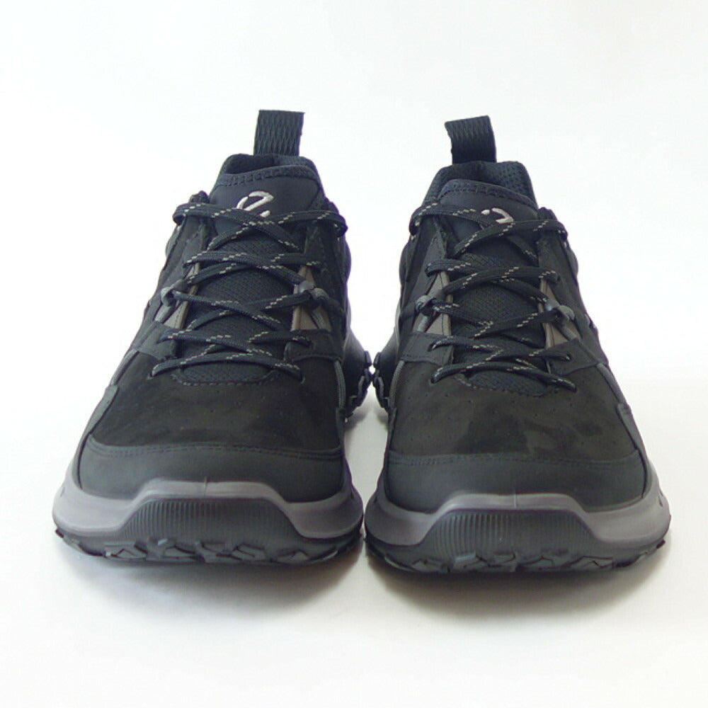 エコー ECCO ULT-TRN MEN'S BLACK/BLACK 82426451052(メンズ)天然皮革 ウォーキング シューズ コンフォート レザースニーカー ハイキング 旅行 「靴」
