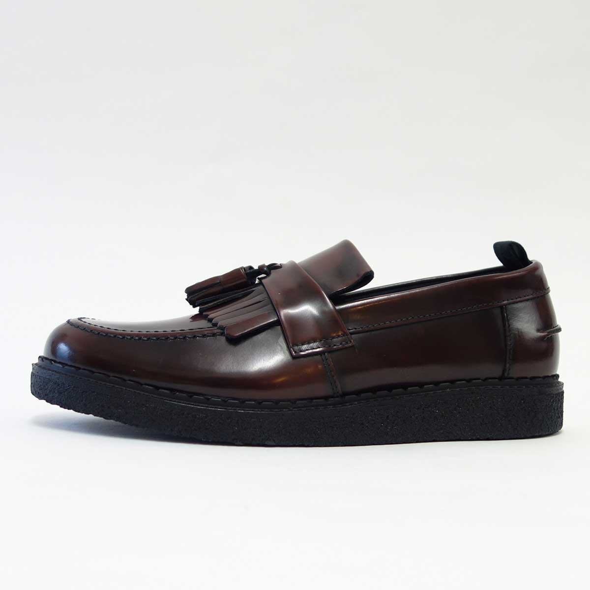 フレッドペリー FRED PERRY B58278 158(ユニセックス)Fred Perry George Cox Tassel Loafer Leather カラー:OXBLOOD「靴」