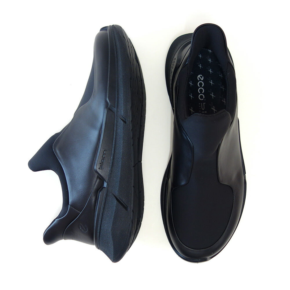 エコーECCOBIOM2.2WOMEN'STRAVELSLIP-ONブラック83082351052(レディース)快適な履き心地のレザースニーカースリッポンウォーキングシューズ旅行「靴」