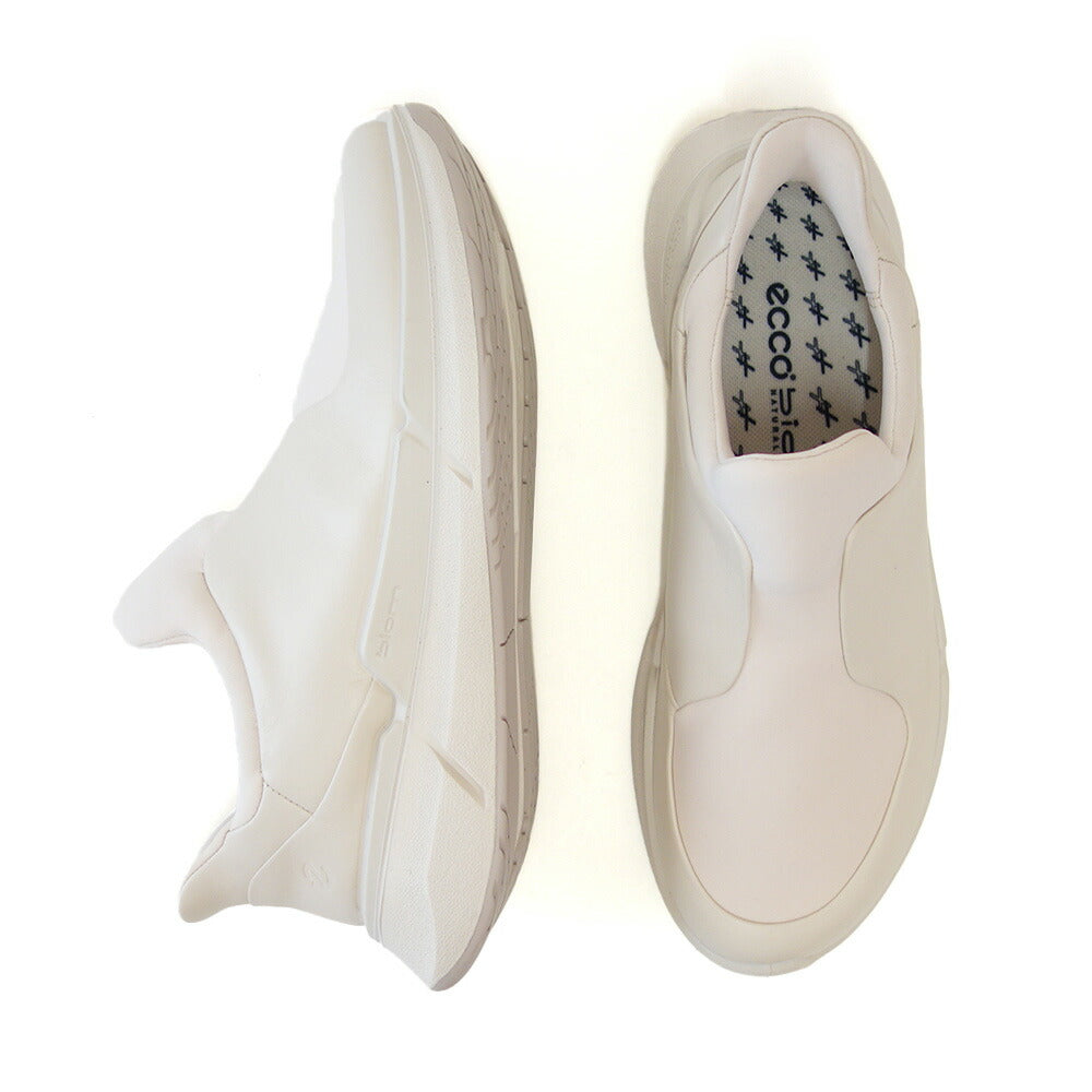 エコーECCOBIOM2.2WOMEN'STRAVELSLIP-ONアイボリー83082359113(レディース)快適な履き心地のレザースニーカースリッポンウォーキングシューズ旅行「靴」