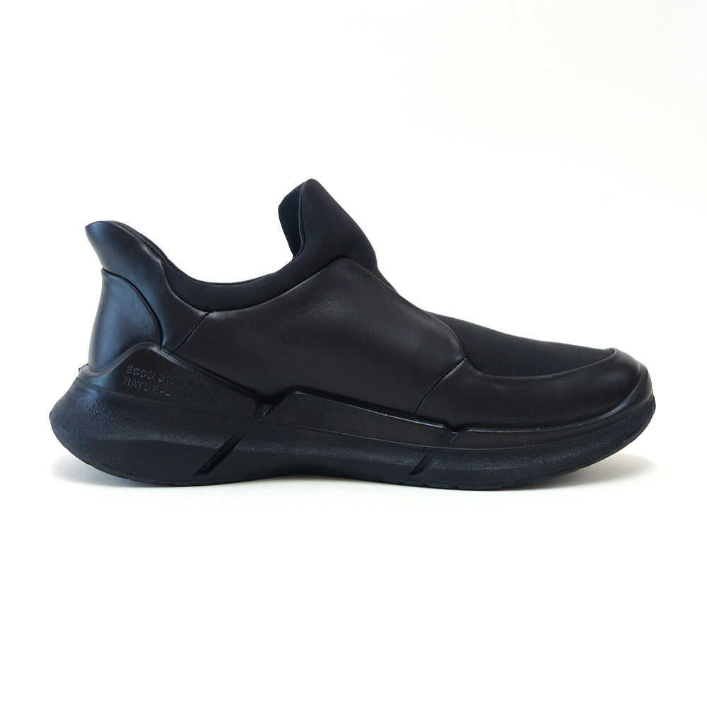 エコーECCOBIOM2.2MEN'STRAVELSLIP-ONブラック83082451052(メンズカジュアル)快適な履き心地のレザースニーカースリッポンウォーキングシューズ旅行「靴」