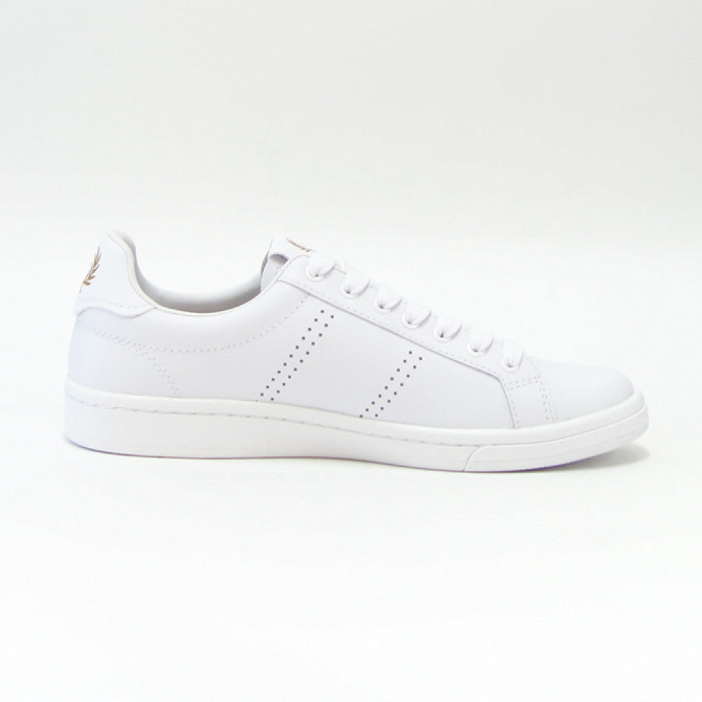 フレッドペリー FRED PERRY B4321 134(ユニセックス)B721 LEATHER カラー:WHITE レザースニーカー クラシックデザイン 「靴」