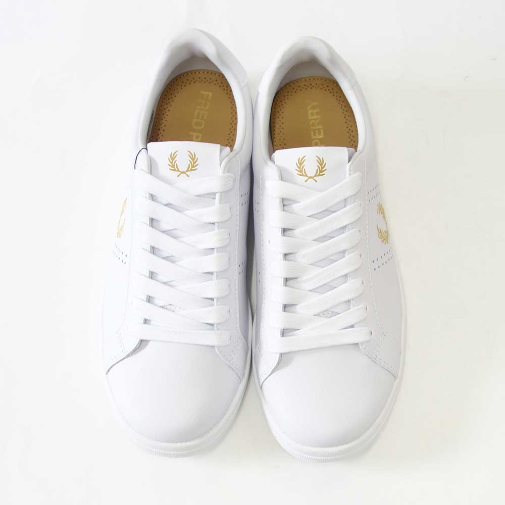 フレッドペリー FRED PERRY B4321 134(ユニセックス)B721 LEATHER カラー:WHITE レザースニーカー クラシックデザイン 「靴」