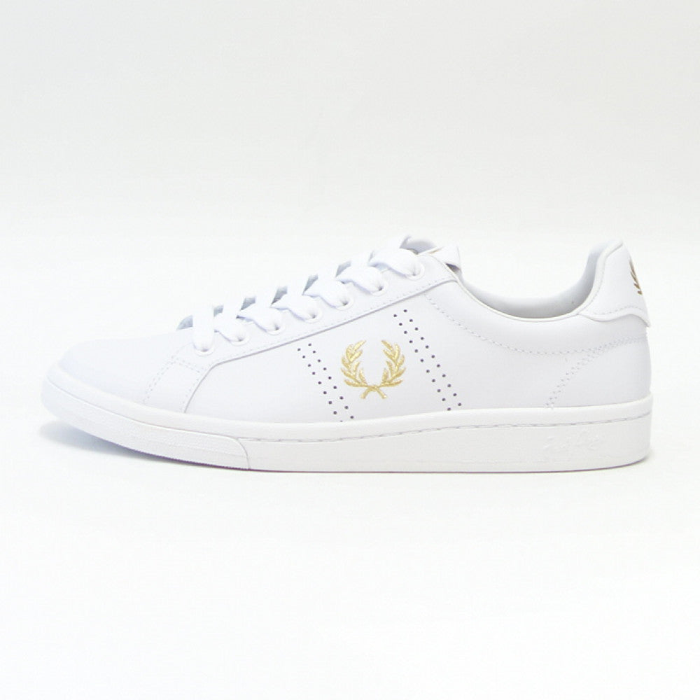 フレッドペリー FRED PERRY B4321 134(ユニセックス)B721 LEATHER カラー:WHITE レザースニーカー クラシックデザイン 「靴」