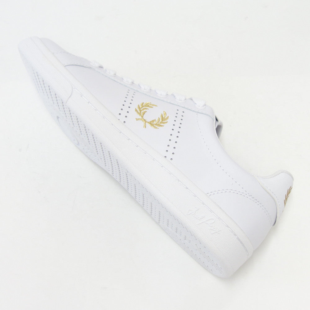 フレッドペリー FRED PERRY B4321 134(ユニセックス)B721 LEATHER カラー:WHITE レザースニーカー クラシックデザイン 「靴」