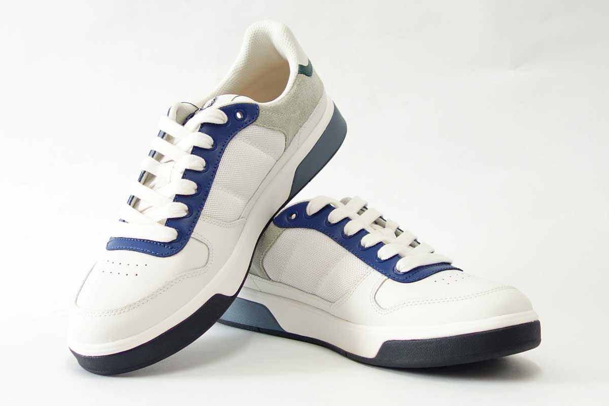 【SALE 40%OFF】 FRED PERRY フレッドペリー B8330 303(メンズ)B200 Leather カラー:スノーホワイト レザー&メッシュのローカットスニーカー 「靴」