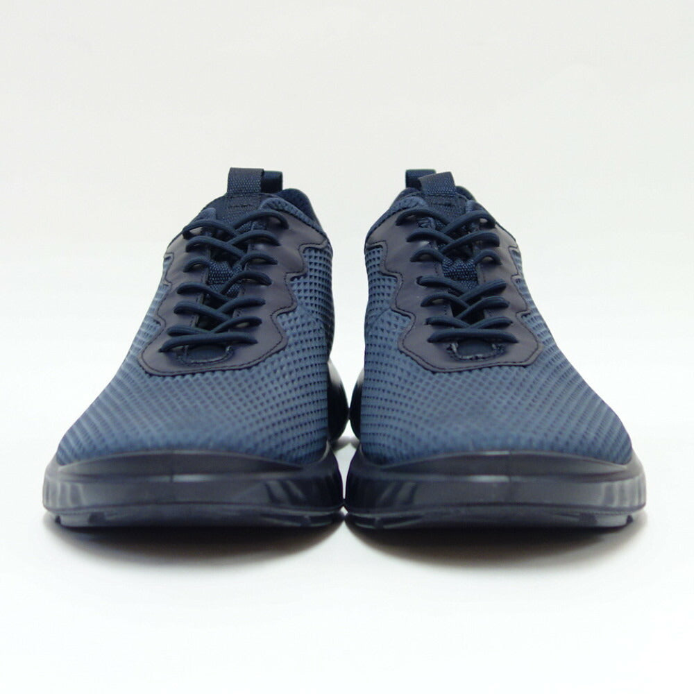 エコー ECCO ATH 1F STREET STYLE LEATHER SNEAKERS ネイビー 83490451142(メンズ)天然皮革 ウォーキング シューズ コンフォート レザースニーカー 「靴」