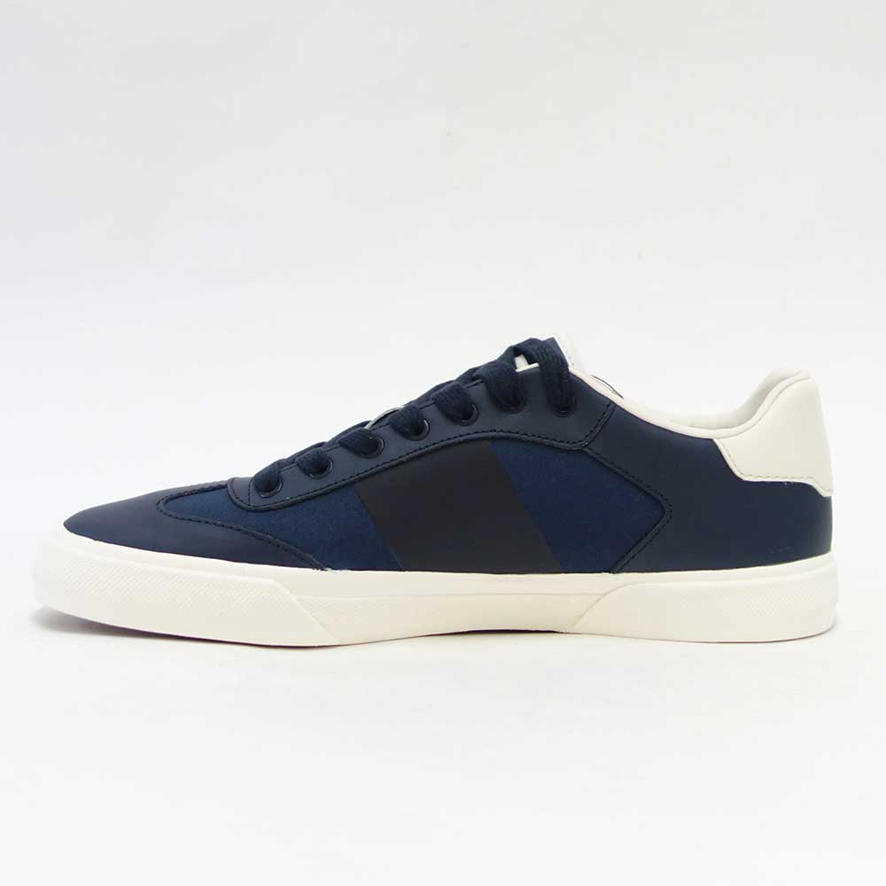 【SALE 40%OFF】 フレッドペリー  FRED PERRY B 9102 608(ユニセックス)Clay Leather Poly  カラー:NAVY 天然皮革 ローカットスニーカー  「靴」