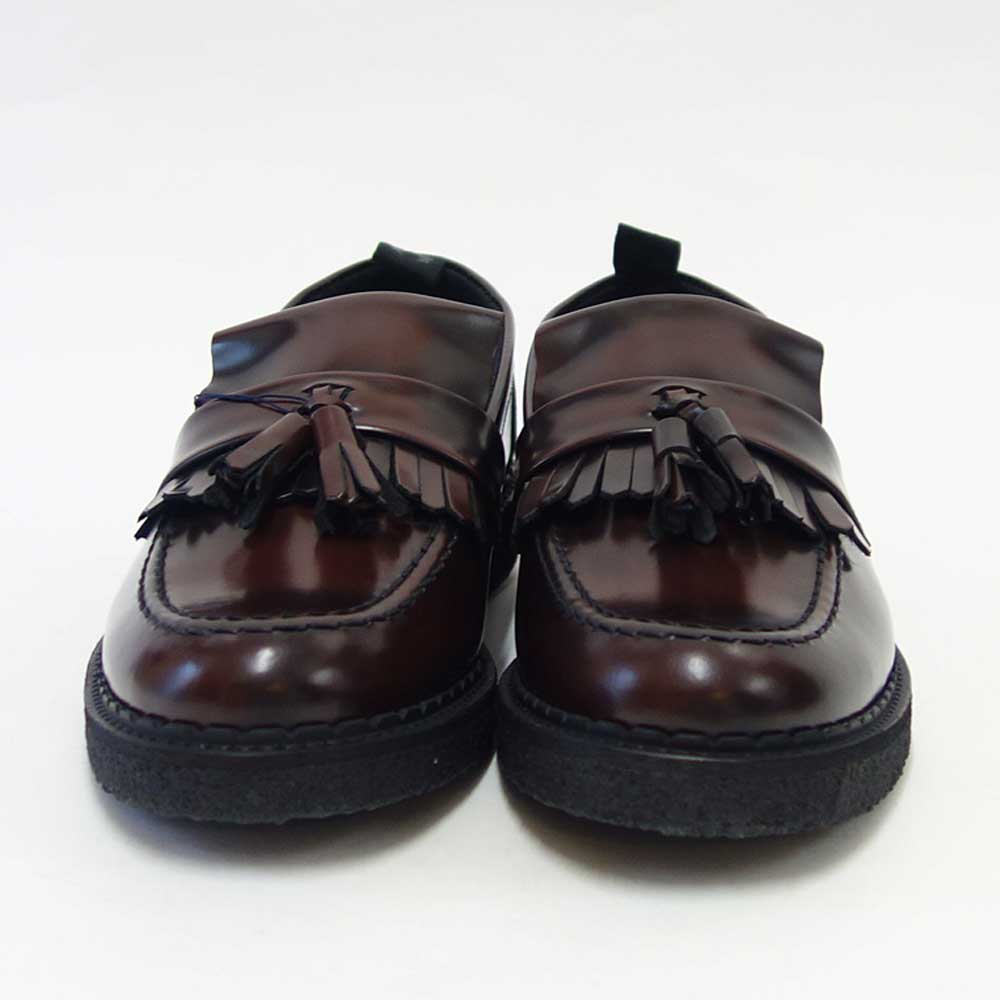 フレッドペリー FRED PERRY B9278 158(ユニセックス)Fred Perry George Cox Tassel Loafer カラー:OXBLOOD スリッポン クレープソール「靴」