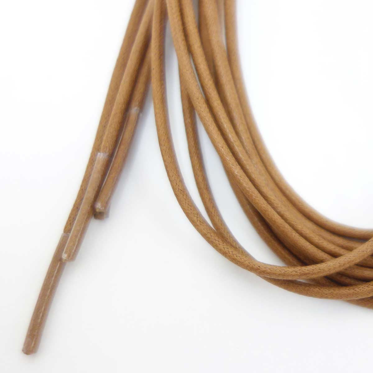 club VINTAGE COMFORT (クラブ・ヴィンテージ・コンフォート) ロウ引き丸紐(約2mm) 55cm 65cm 75cm ブラック ブラウン ライトブラウン メール便可