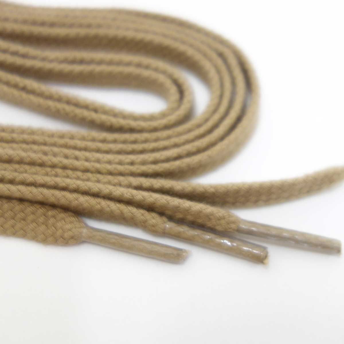 club VINTAGE COMFORT (クラブ・ヴィンテージ・コンフォート)  平紐太(石目平 約7mm)シューレース  ブラック・ブラウン・ベージュ 55cm 65cm 75cm 90cm メール便可