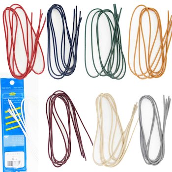 club VINTAGE COMFORT (クラブ・ヴィンテージ・コンフォート)  カラー丸紐 ロー引き(約2mm) 全8色 75cm  メール便可