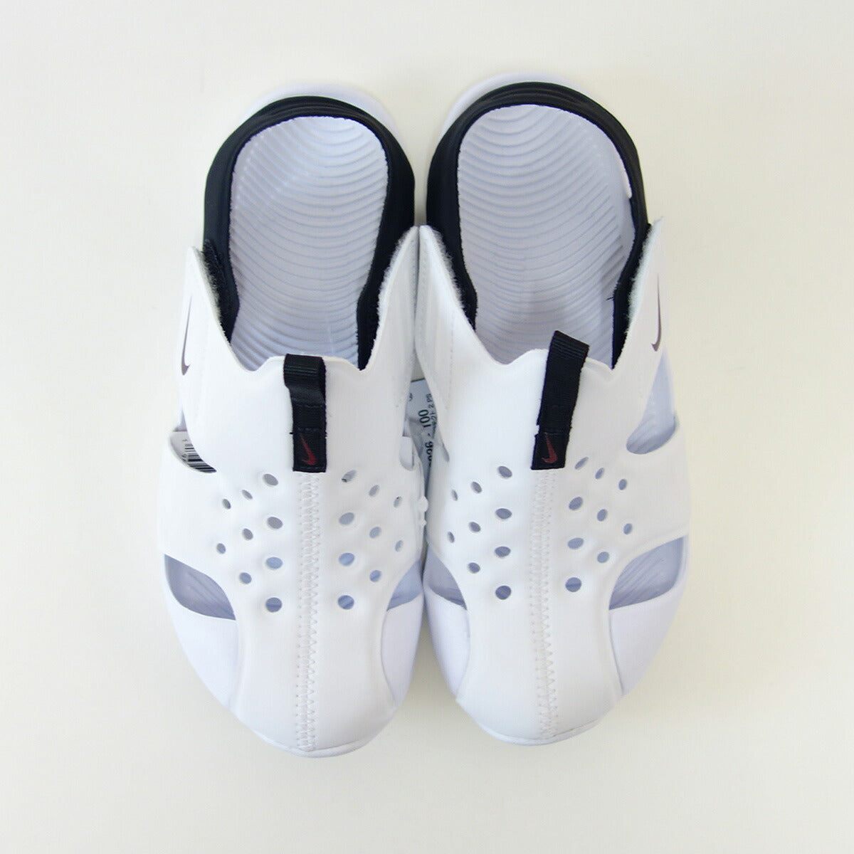 NIKEナイキ943826100ナイキサンレイプロテクト2PSサミットホワイト/チームレッド(キッズシューズ)ストラップサンダルウォーターシューズビーチサンダル「靴」