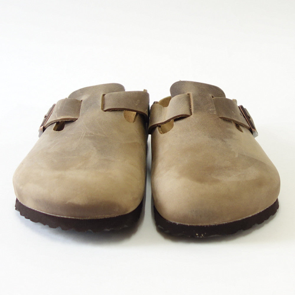 ビルケンシュトック BIRKENSTOCK Boston(ボストン)幅狭(ナローフィット) 960813(オイルドヌバック/タバコブラウン) サボ クロッグ ドイツ製快適サンダル 「靴」