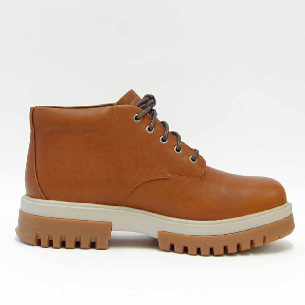 Timberlandティンバーランドa5yhhプレミアムウォータープルーフチャッカARBORROADLACEUP(コニャック)防水フルグレインレザーチャッカブーツアウトドアウォーキングアンクルブーツ「靴」